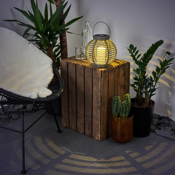 Hofstein Rehovot Solarleuchte LED Grau, 1-flammig 8 Hofstein Rehovot Solarleuchte LED Grau, 1-flammig – Bild 6