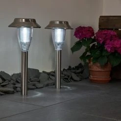 Hofstein Rovigo Solarleuchte LED Nickel-Matt, 1-flammig 26 Hofstein Rovigo Solarleuchte LED Nickel-Matt, 1-flammig -Günstiges Wegeleuchten Geschäft rovigo solarleuchte h3371220 10