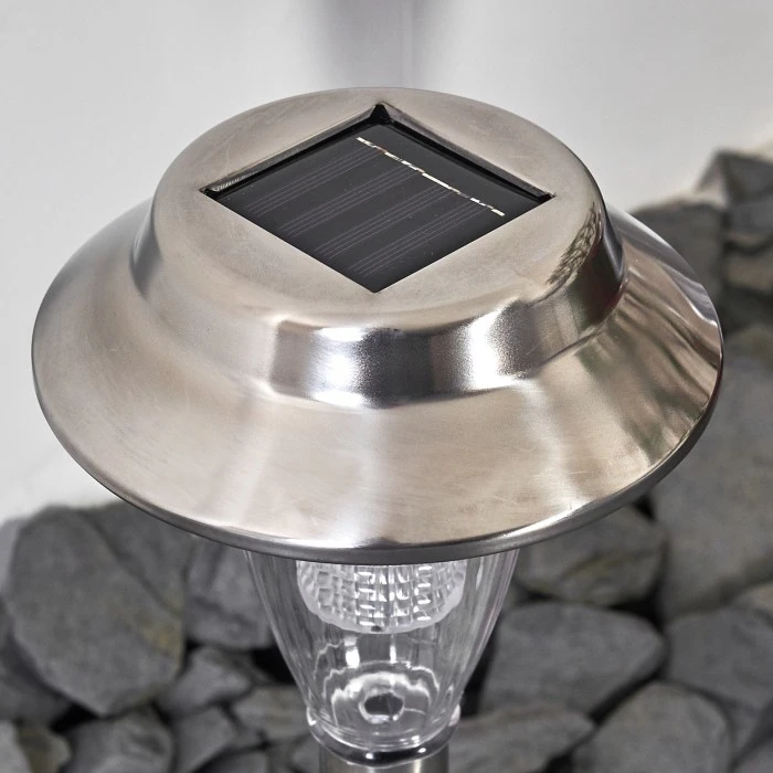 Hofstein Rovigo Solarleuchte LED Nickel-Matt, 1-flammig 14 Hofstein Rovigo Solarleuchte LED Nickel-Matt, 1-flammig – Bild 12