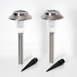 Hofstein Rovigo Solarleuchte LED Nickel-Matt, 1-flammig 29 Hofstein Rovigo Solarleuchte LED Nickel-Matt, 1-flammig -Günstiges Wegeleuchten Geschäft rovigo solarleuchte h3371220 13