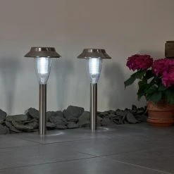 Hofstein Rovigo Solarleuchte LED Nickel-Matt, 1-flammig 24 Hofstein Rovigo Solarleuchte LED Nickel-Matt, 1-flammig -Günstiges Wegeleuchten Geschäft rovigo solarleuchte h3371220 8