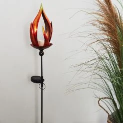 Hofstein Rovinj Solarleuchte LED Rot, Gelb, Schwarz, 10-flammig 24 Hofstein Rovinj Solarleuchte LED Rot, Gelb, Schwarz, 10-flammig -Günstiges Wegeleuchten Geschäft rovinj solarleuchte h3425664 10