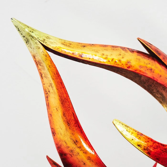 Hofstein Rovinj Solarleuchte LED Rot, Gelb, Schwarz, 10-flammig 5 Hofstein Rovinj Solarleuchte LED Rot, Gelb, Schwarz, 10-flammig – Bild 3