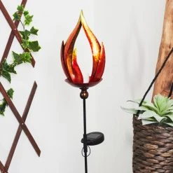 Hofstein Rovinj Solarleuchte LED Rot, Gelb, Schwarz, 10-flammig 23 Hofstein Rovinj Solarleuchte LED Rot, Gelb, Schwarz, 10-flammig -Günstiges Wegeleuchten Geschäft rovinj solarleuchte h3425664 9