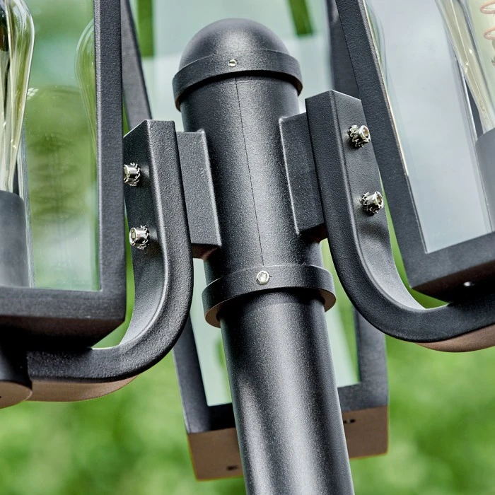 Hofstein Ruoni Kandelaber Schwarz, 3-flammig 5 Hofstein Ruoni Kandelaber Schwarz, 3-flammig – Bild 3