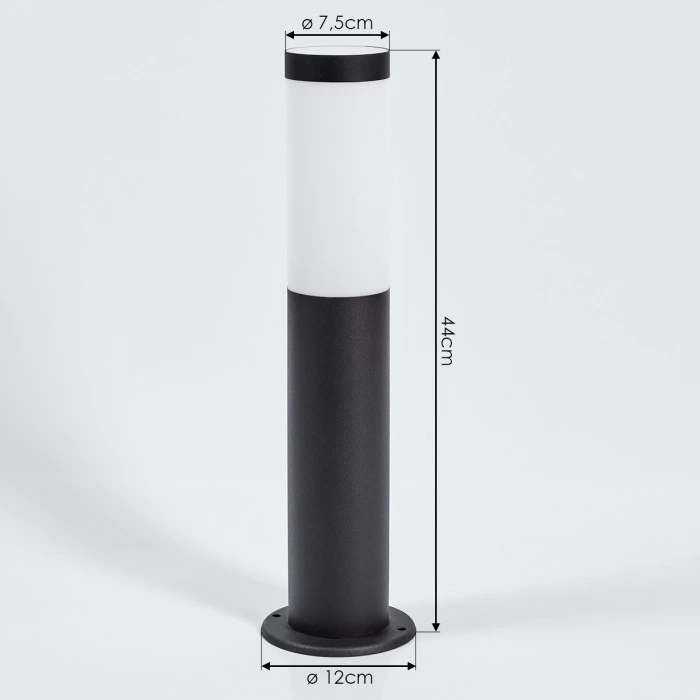 Hofstein Ruti Sockelleuchte Schwarz, 1-flammig 6 Hofstein Ruti Sockelleuchte Schwarz, 1-flammig – Bild 4