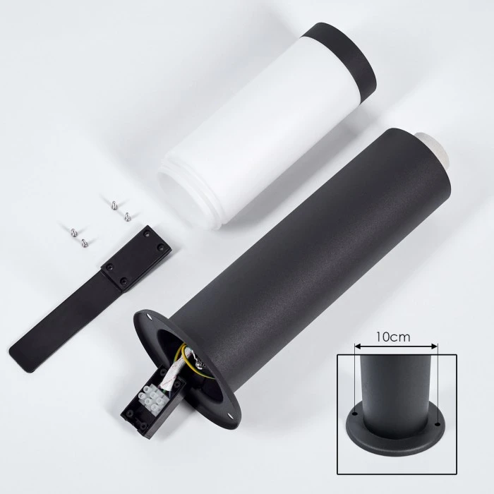 Hofstein Ruti Sockelleuchte Schwarz, 1-flammig 7 Hofstein Ruti Sockelleuchte Schwarz, 1-flammig – Bild 5