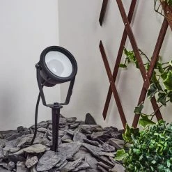 Hofstein Sempach Gartenstrahler LED Schwarz, 1-flammig, Farbwechsler -Günstiges Wegeleuchten Geschäft sempach gartenstrahler h3447413 9