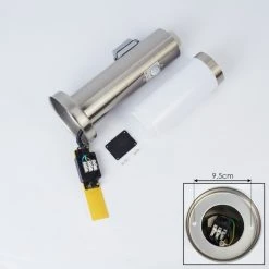 Hofstein Sessa Wegeleuchte Nickel-Matt, 1-flammig, Bewegungsmelder 18 Hofstein Sessa Wegeleuchte Nickel-Matt, 1-flammig, Bewegungsmelder -Günstiges Wegeleuchten Geschäft sessa wegeleuchte h3018064 4