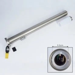 Hofstein Sessa Wegeleuchte Nickel-Matt, 1-flammig, Bewegungsmelder -Günstiges Wegeleuchten Geschäft sessa wegeleuchte h3018163 4