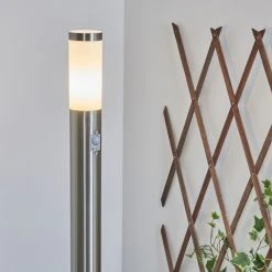 Hofstein Sessa Wegeleuchte Nickel-Matt, 1-flammig, Bewegungsmelder -Günstiges Wegeleuchten Geschäft sessa wegeleuchte h3018187 6