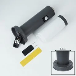 Hofstein Sessa Wegeleuchte Anthrazit, 1-flammig, Bewegungsmelder -Günstiges Wegeleuchten Geschäft sessa wegeleuchte h3018262 4