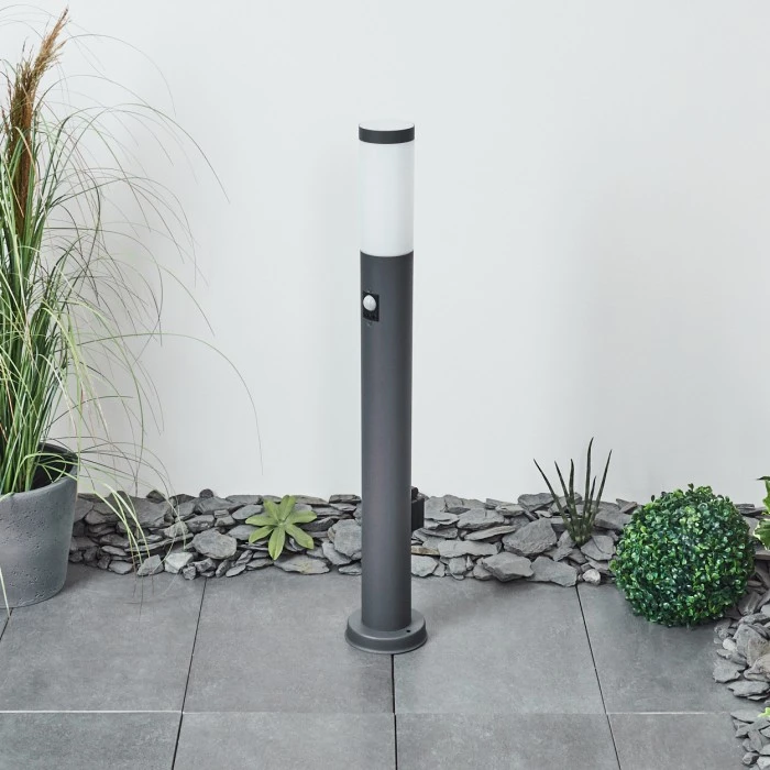 Hofstein Sessa Wegeleuchte Anthrazit, 1-flammig, Bewegungsmelder 13 Hofstein Sessa Wegeleuchte Anthrazit, 1-flammig, Bewegungsmelder – Bild 11