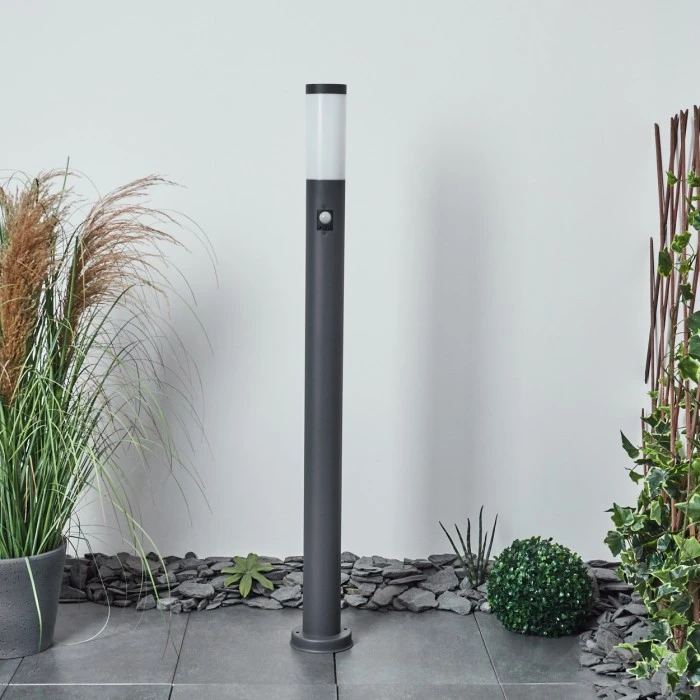 Hofstein Sessa Wegeleuchte Anthrazit, 1-flammig, Bewegungsmelder 12 Hofstein Sessa Wegeleuchte Anthrazit, 1-flammig, Bewegungsmelder – Bild 10