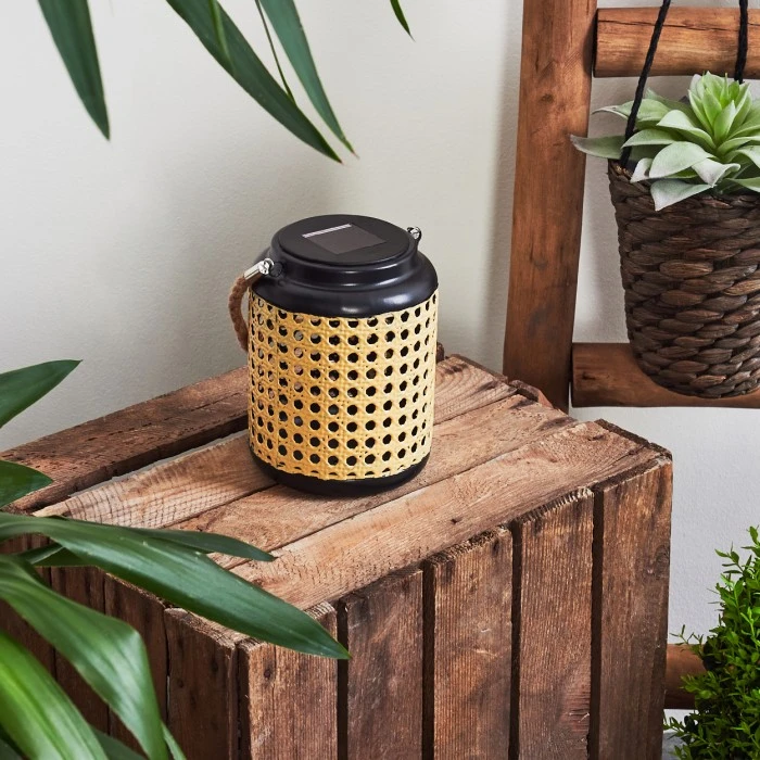 Hofstein Sessivi Solar-Tischleuchte LED Schwarz, Braun, 1-flammig 13 Hofstein Sessivi Solar-Tischleuchte LED Schwarz, Braun, 1-flammig – Bild 11