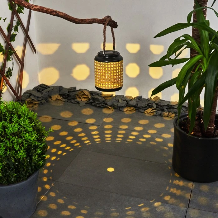 Hofstein Sessivi Solar-Tischleuchte LED Schwarz, Braun, 1-flammig 9 Hofstein Sessivi Solar-Tischleuchte LED Schwarz, Braun, 1-flammig – Bild 7