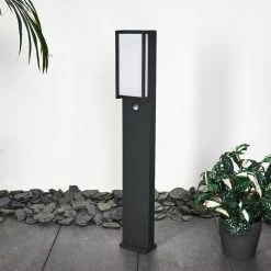 Hofstein Skove Wegeleuchte LED Anthrazit, 1-flammig, Bewegungsmelder -Günstiges Wegeleuchten Geschäft skove wegeleuchte h3417263 10