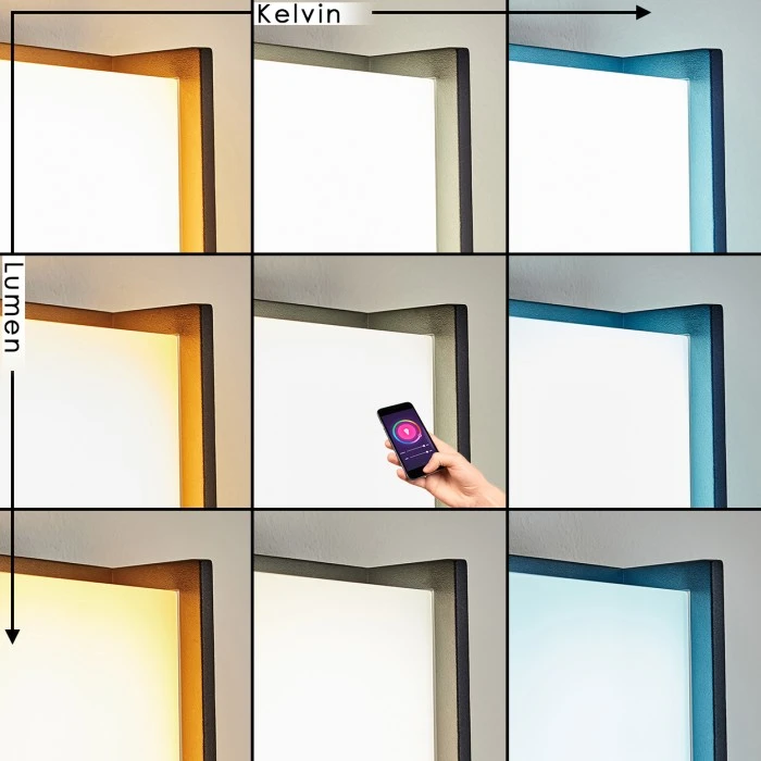 Hofstein Skove Wegeleuchte LED Anthrazit, 1-flammig, Farbwechsler 5 Hofstein Skove Wegeleuchte LED Anthrazit, 1-flammig, Farbwechsler – Bild 3