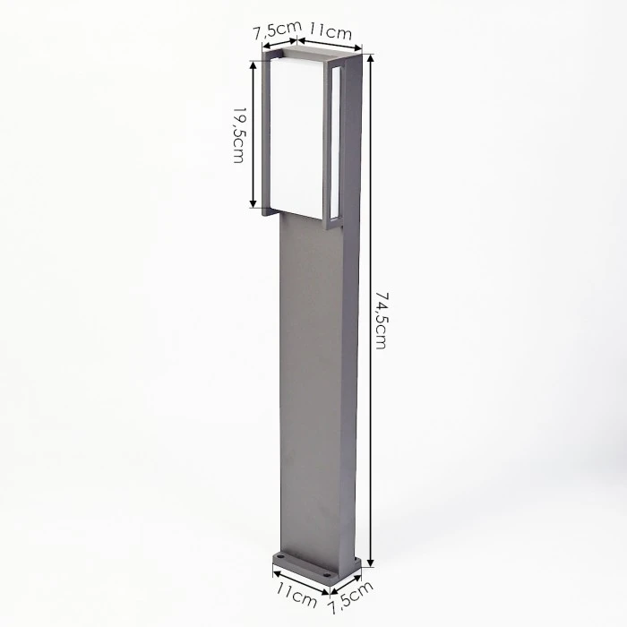 Hofstein Skove Wegeleuchte LED Anthrazit, 1-flammig, Farbwechsler 6 Hofstein Skove Wegeleuchte LED Anthrazit, 1-flammig, Farbwechsler – Bild 4