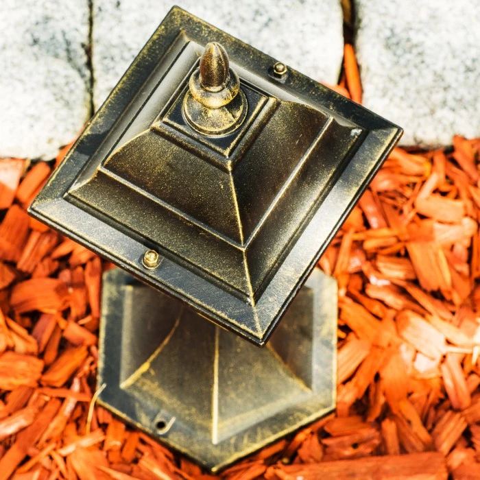 Hofstein Sockelleuchte Antibes Braun, Gold, 1-flammig 7 Hofstein Sockelleuchte Antibes Braun, Gold, 1-flammig – Bild 6