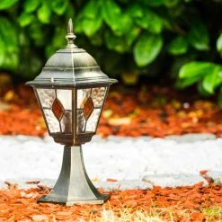 Hofstein Sockelleuchte Antibes Braun, Gold, 1-flammig 19 Hofstein Sockelleuchte Antibes Braun, Gold, 1-flammig -Günstiges Wegeleuchten Geschäft sockelleuchte antibes h160351 7