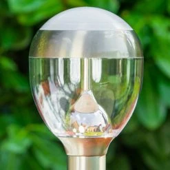 Hofstein Sockelleuchte Cordova LED Edelstahl, 1-flammig -Günstiges Wegeleuchten Geschäft sockelleuchte cordova h3006207 7