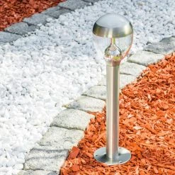 Hofstein Sockelleuchte Cordova LED Edelstahl, 1-flammig -Günstiges Wegeleuchten Geschäft sockelleuchte cordova h3006207 8