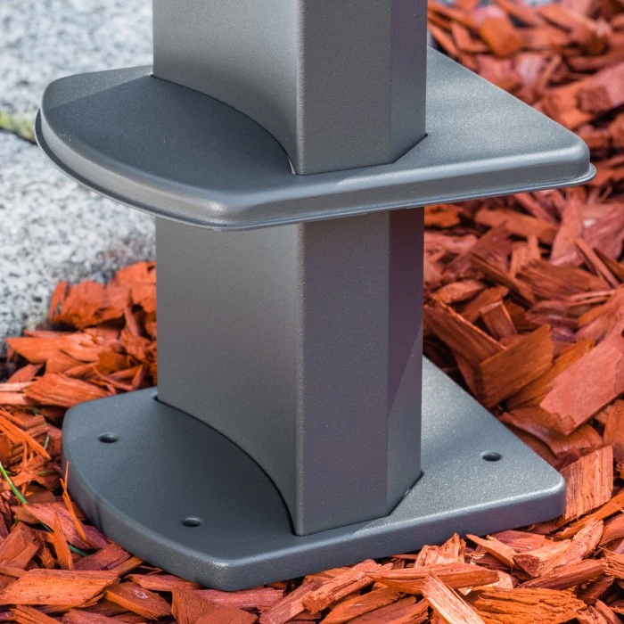 Hofstein Sockelleuchte Meridian LED Anthrazit, 1-flammig 13 Hofstein Sockelleuchte Meridian LED Anthrazit, 1-flammig – Bild 11