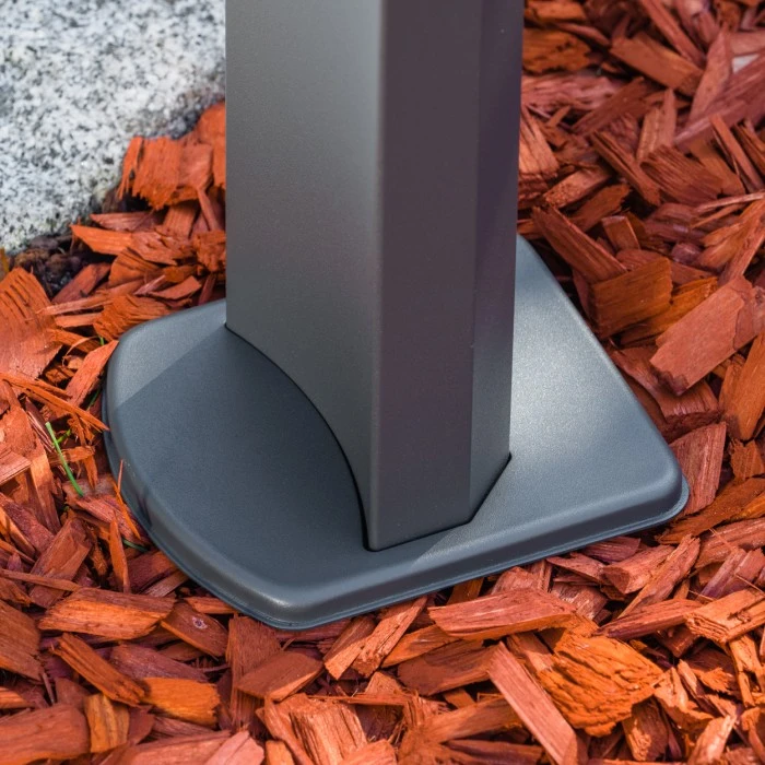 Hofstein Sockelleuchte Meridian LED Anthrazit, 1-flammig 14 Hofstein Sockelleuchte Meridian LED Anthrazit, 1-flammig – Bild 12