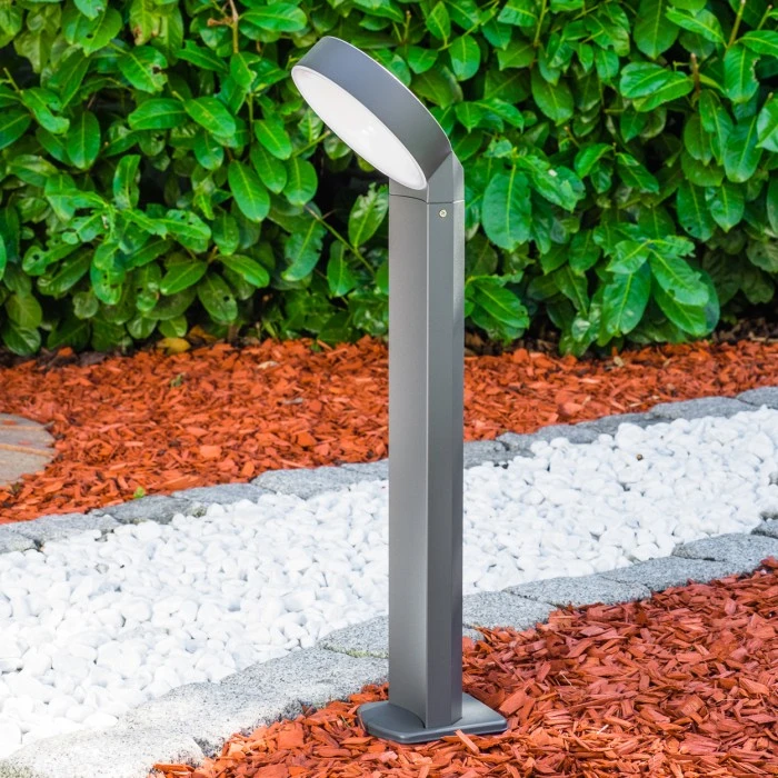 Hofstein Sockelleuchte Meridian LED Anthrazit, 1-flammig 9 Hofstein Sockelleuchte Meridian LED Anthrazit, 1-flammig – Bild 7