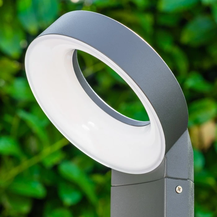 Hofstein Sockelleuchte Meridian LED Anthrazit, 1-flammig 11 Hofstein Sockelleuchte Meridian LED Anthrazit, 1-flammig – Bild 9