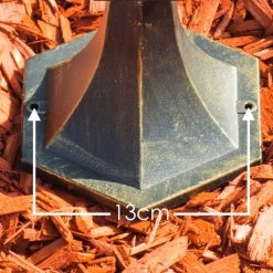 Hofstein Sockelleuchte Ribadeo Schwarz-Gold, 1-flammig -Günstiges Wegeleuchten Geschäft sockelleuchte ribadeo h169163 2