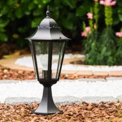 Hofstein Sockelleuchte schwarz Schwarz, Transparent, Klar, 1-flammig 26 Hofstein Sockelleuchte schwarz Schwarz, Transparent, Klar, 1-flammig -Günstiges Wegeleuchten Geschäft sockelleuchte schwarz 1334 l sw2 10