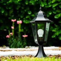 Hofstein Sockelleuchte schwarz Schwarz, Transparent, Klar, 1-flammig 18 Hofstein Sockelleuchte schwarz Schwarz, Transparent, Klar, 1-flammig -Günstiges Wegeleuchten Geschäft sockelleuchte schwarz 1334 l sw2 2