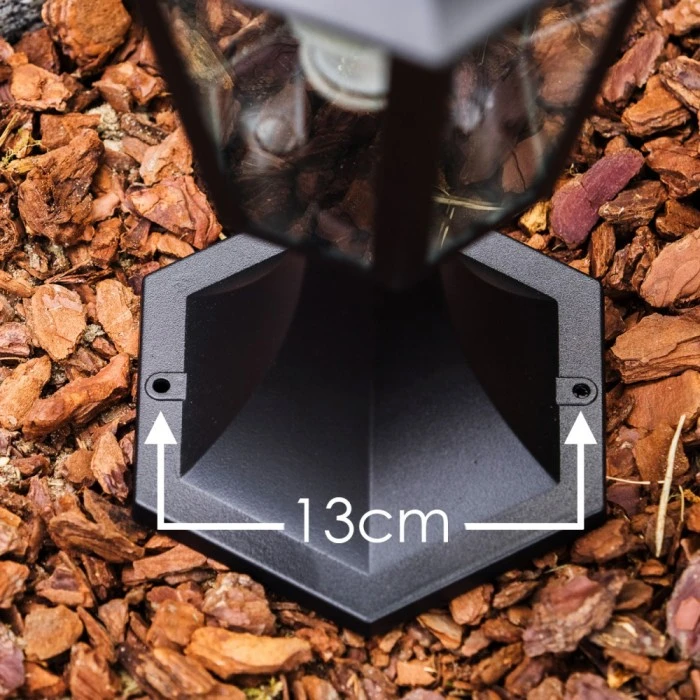 Hofstein Sockelleuchte schwarz Schwarz, Transparent, Klar, 1-flammig 8 Hofstein Sockelleuchte schwarz Schwarz, Transparent, Klar, 1-flammig – Bild 6