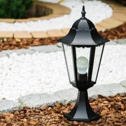 Hofstein Sockelleuchte schwarz Schwarz, Transparent, Klar, 1-flammig 25 Hofstein Sockelleuchte schwarz Schwarz, Transparent, Klar, 1-flammig -Günstiges Wegeleuchten Geschäft sockelleuchte schwarz 1334 l sw2 9