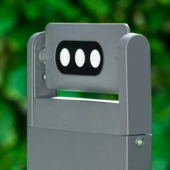 Hofstein Sockelleuchte TAZLINA LED Anthrazit, 3-flammig -Günstiges Wegeleuchten Geschäft sockelleuchte tazlina h3006092 3