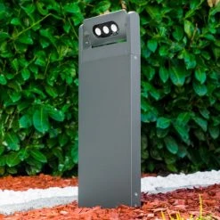 Hofstein Sockelleuchte TAZLINA LED Anthrazit, 3-flammig -Günstiges Wegeleuchten Geschäft sockelleuchte tazlina h3006092 8