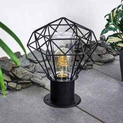 Hofstein Solda Sockelleuchte Schwarz, 1-flammig -Günstiges Wegeleuchten Geschäft solda sockelleuchte h3409053 10