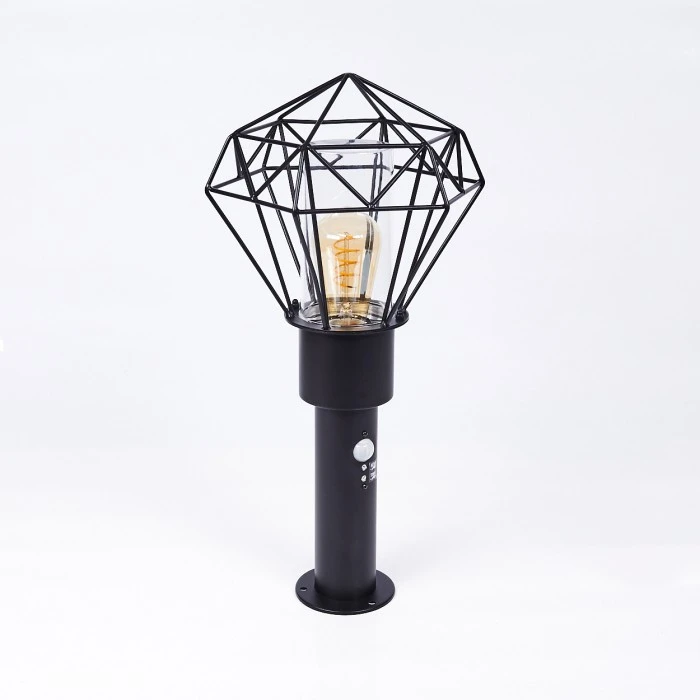 Hofstein Solda Wegeleuchte Schwarz, 1-flammig, Bewegungsmelder 10 Hofstein Solda Wegeleuchte Schwarz, 1-flammig, Bewegungsmelder – Bild 8