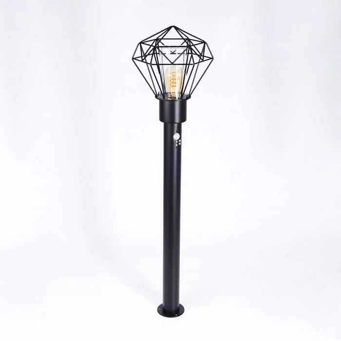 Hofstein Solda Wegeleuchte Schwarz, 1-flammig, Bewegungsmelder 10 Hofstein Solda Wegeleuchte Schwarz, 1-flammig, Bewegungsmelder – Bild 8