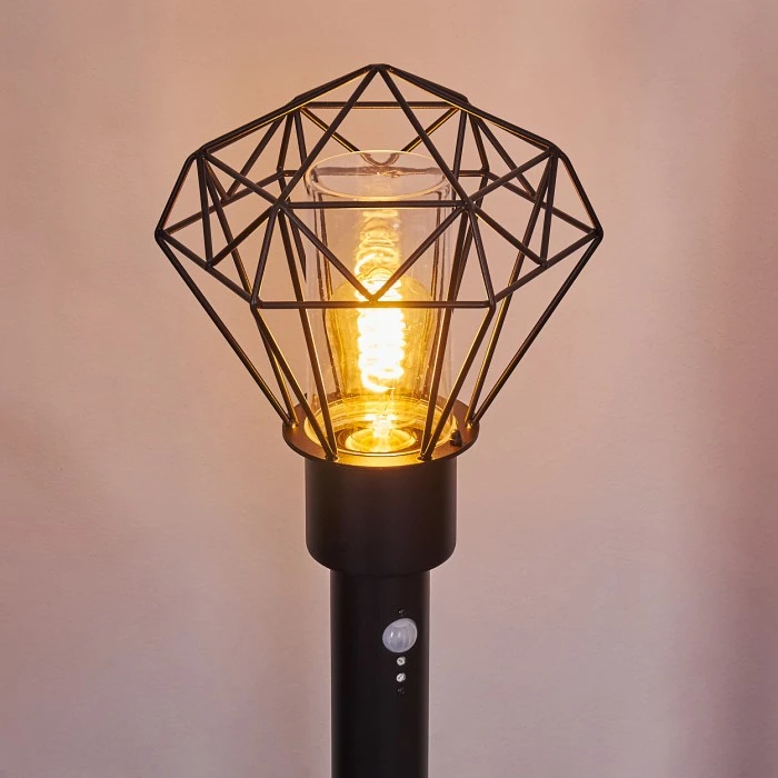 Hofstein Solda Wegeleuchte Schwarz, 1-flammig, Bewegungsmelder 12 Hofstein Solda Wegeleuchte Schwarz, 1-flammig, Bewegungsmelder – Bild 10