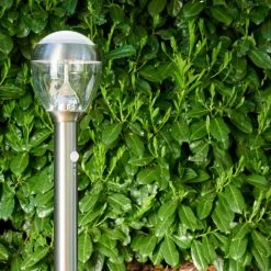 Hofstein Sorken Wegeleuchte LED Edelstahl, 1-flammig, Bewegungsmelder -Günstiges Wegeleuchten Geschäft sorken wegeleuchte h3170212 do1 11