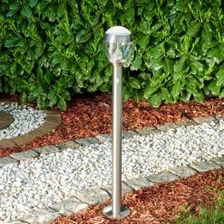 Hofstein Sorken Wegeleuchte LED Edelstahl, 1-flammig, Bewegungsmelder -Günstiges Wegeleuchten Geschäft sorken wegeleuchte h3170212 do1 5