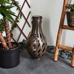 Hofstein Soulé Solarleuchte LED Braun, 1-flammig -Günstiges Wegeleuchten Geschäft soule solarleuchte h3391921 10