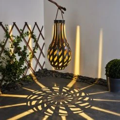 Hofstein Soulé Solarleuchte LED Braun, 1-flammig -Günstiges Wegeleuchten Geschäft soule solarleuchte h3391921 3