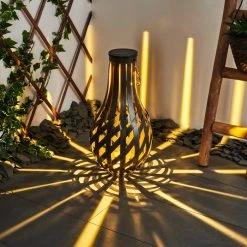 Hofstein Soulé Solarleuchte LED Braun, 1-flammig -Günstiges Wegeleuchten Geschäft soule solarleuchte h3391921 7