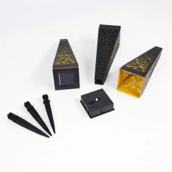 Hofstein Staranzano Solarleuchte LED Gelb, Schwarz, 1-flammig -Günstiges Wegeleuchten Geschäft staranzano solarleuchte h3419533 4