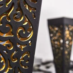 Hofstein Staranzano Solarleuchte LED Gelb, Schwarz, 1-flammig -Günstiges Wegeleuchten Geschäft staranzano solarleuchte h3419533 5