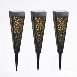 Hofstein Staranzano Solarleuchte LED Gelb, Schwarz, 1-flammig -Günstiges Wegeleuchten Geschäft staranzano solarleuchte h3419533 7